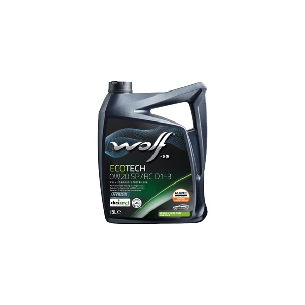 MOTOROLJA WOLF ECOTECH 0W-20 SP/RC D1-3,5L Wolf 1049892 WOLF