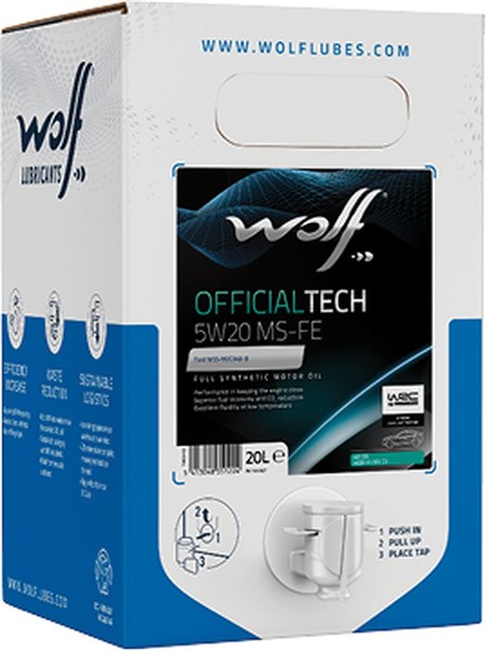 MOTOROLJA WOLF OFFICIALTECH 5W-20 MS-FE A1/B1, C5,20L WOLF WOLF