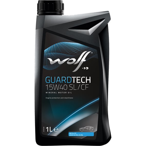 MOTOROLJA WOLF GUARDTECH 15W-40 A3/B3, A3/B4,1L Wolf 8300110 WOLF