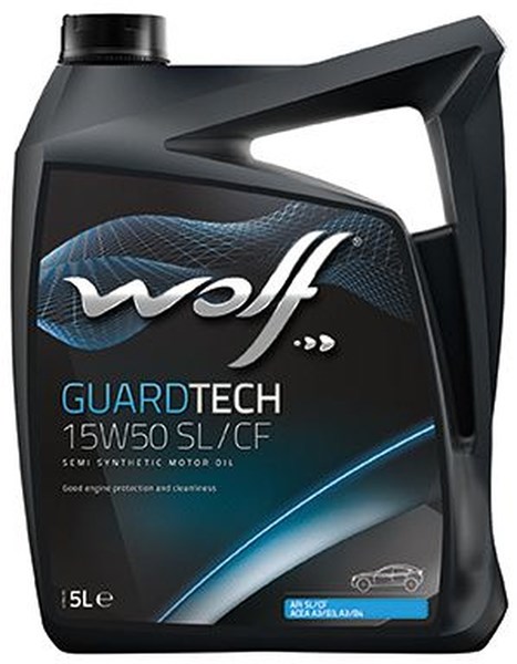 MOTOROLJA WOLF GUARDTECH 15W-50 A3/B3, A3/B4,5L WOLF WOLF