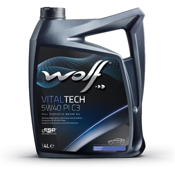 MOTOROLJA WOLF VITALTECH 5W-40 PI C3,4L Wolf 8302916 WOLF