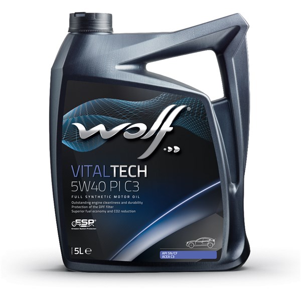 MOTOROLJA WOLF VITALTECH 5W-40 PI C3,5L Wolf 8303012 WOLF