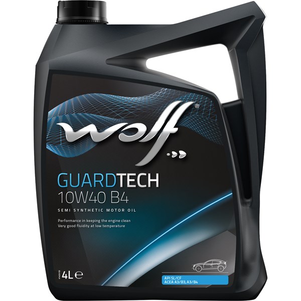 Motorolja Wolf Guardtech 10w-40 A3/b3, A3/b4,4l WOLF