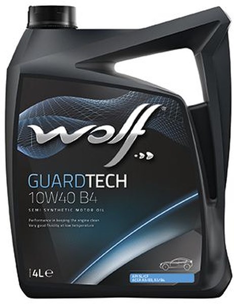 Motorolja Wolf Guardtech 10w-40 A3/b3, A3/b4,4l WOLF