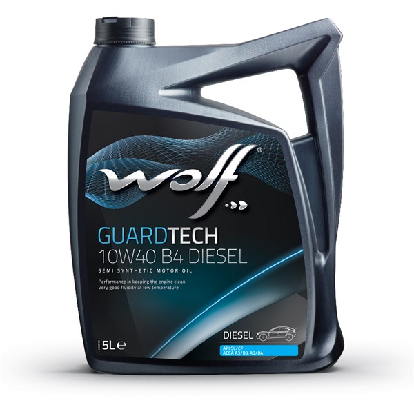 MOTOROLJA WOLF GUARDTECH 10W-40 A3/B3, A3/B4 DIESEL,5L Wolf 83039 WOLF