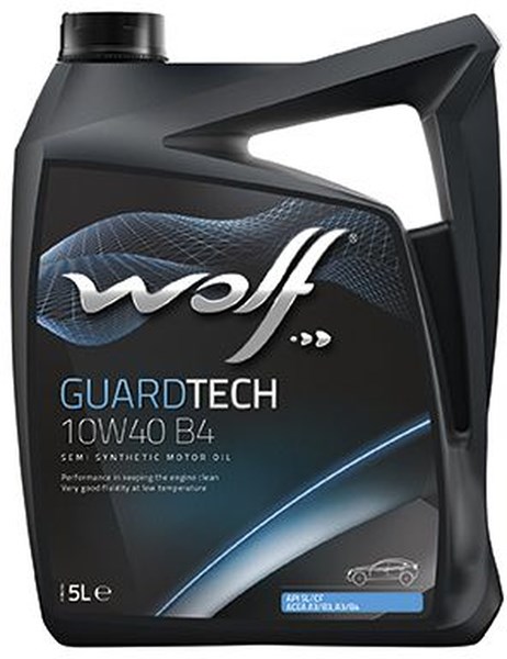 Motorolja Wolf Guardtech 10w-40 A3/b3, A3/b4,5l WOLF