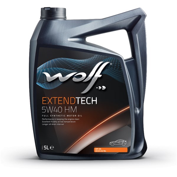 MOTOROLJA WOLF EXTENDTECH 5W-40 HM A3/B3, A3/B4,5L Wolf 8321580 WOLF