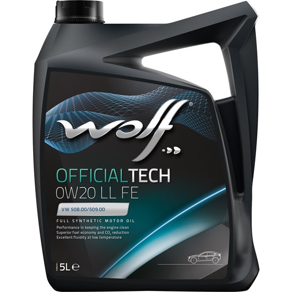 Motorolja Wolf Officialtech 0w-20 Ll Fe,5l, Universal WOLF Motorolja Wolf Officialtech 0w-20 Ll Fe,5l, Universal WOLF