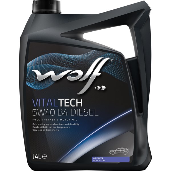 MOTOROLJA WOLF VITALTECH 5W-40 A3/B4 DIESEL,4L Wolf 8334009 WOLF