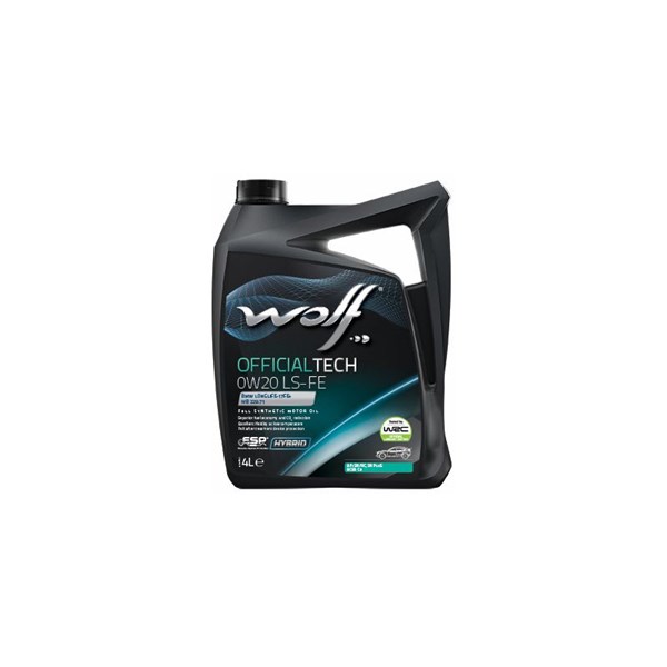 Motorolja Wolf Officialtech 0w-20 Ls-fe C5, C6,4l, Universal WOLF