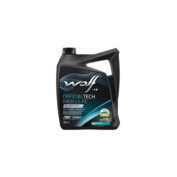 Motorolja Wolf Officialtech 0w-20 Ls-fe C5, C6,5l, Universal WOLF