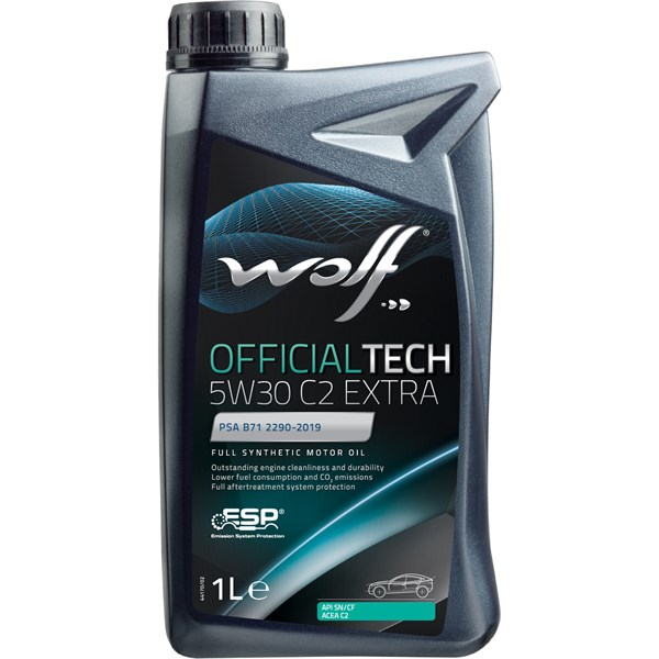 Motorolja Wolf Officialtech 5w-30 C2 Extra,1l, Universal WOLF