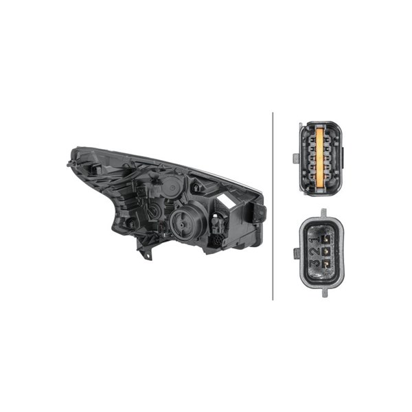 Strålkastare 12V, Vänster Hella 1EE 011 565-151 HELLA Strålkastare 12V, Vänster Hella 1EE 011 565-151 HELLA