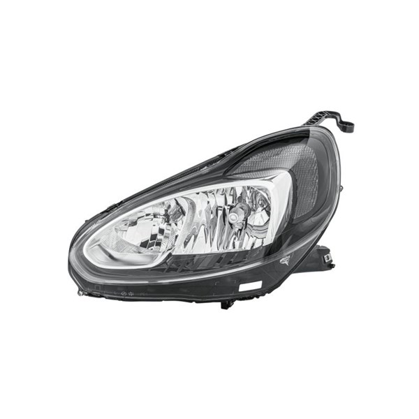 Strålkastare 12V, Vänster Hella 1EH 354 811-051 HELLA