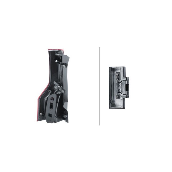 Baklykta 12V, Höger Hella 2SK 009 466-141 HELLA
