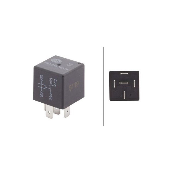Relä, huvudström 12V Hella 4RA 933 791-161 HELLA