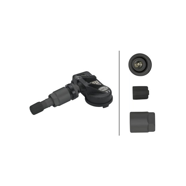 Hjulsensor, däcktryckskontrollsystem (TPMS) Hella 6PP 358 139-481 HELLA
