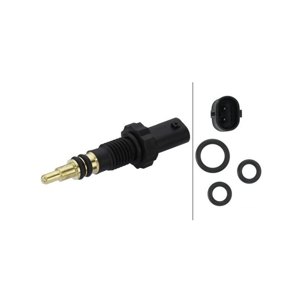 Kylvätsketemperatur-sensor, Upptill Hella 6PT 013 113-241 HELLA