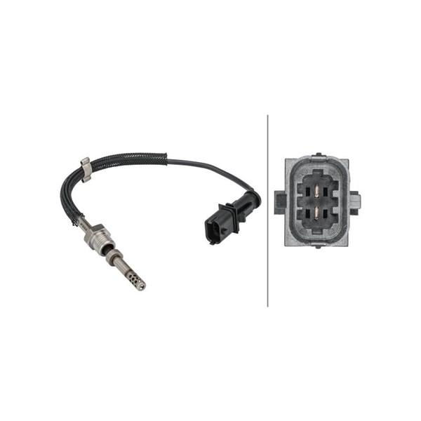 Sensor, avgastemperatur Hella 6PT 358 181-461 HELLA