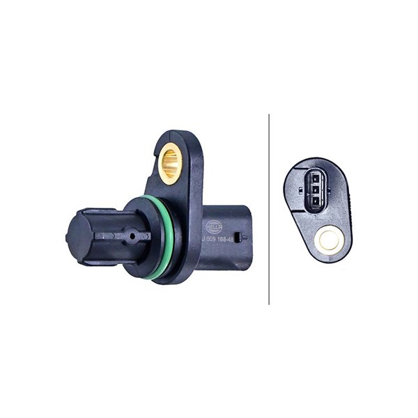 Sensor, kamaxelgivare, Avgas-/utsläppssidan, Insugssidan Hella 6P HELLA