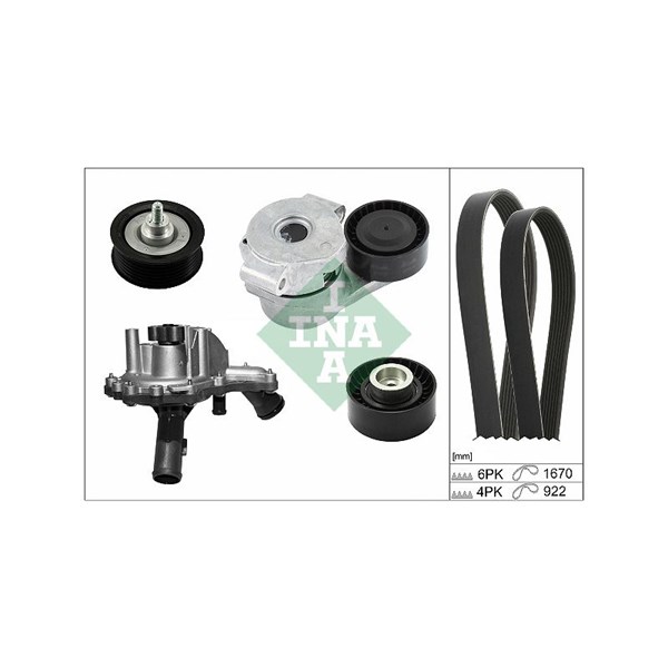 Vattenpump + spårremssats Ina 529 0301 30 INA
