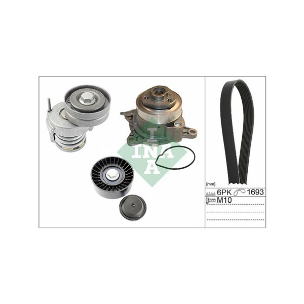 Vattenpump + spårremssats Ina 529 0534 30 INA