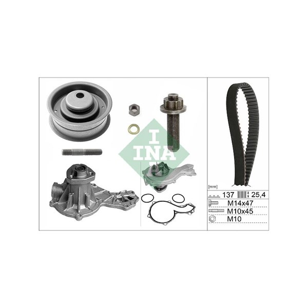 Kamremskit med vattenpump Ina 530 0003 30 INA