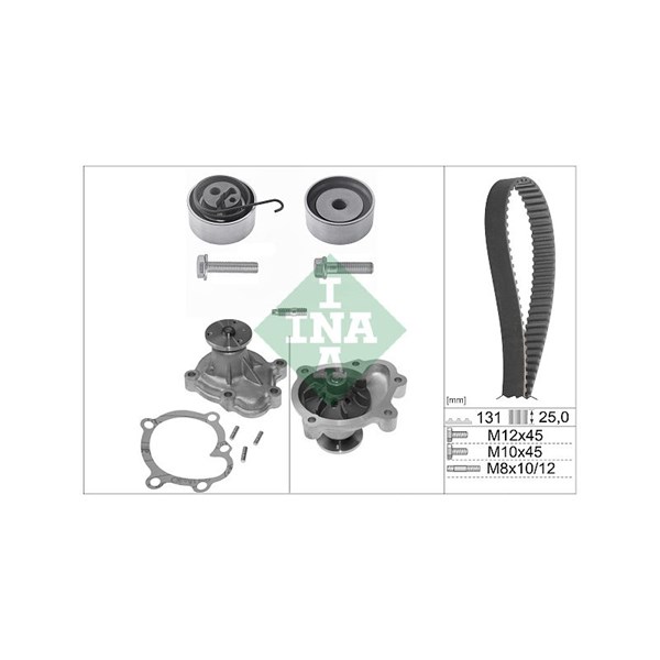 Kamremskit med vattenpump Ina 530 0338 30 INA