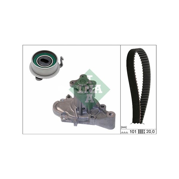 Kamremskit med vattenpump Ina 530 0355 30 INA
