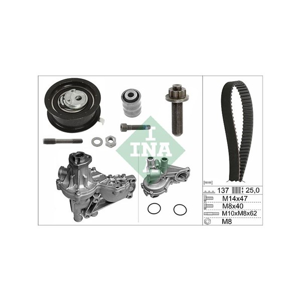 Kamremskit med vattenpump Ina 530 0377 32 INA