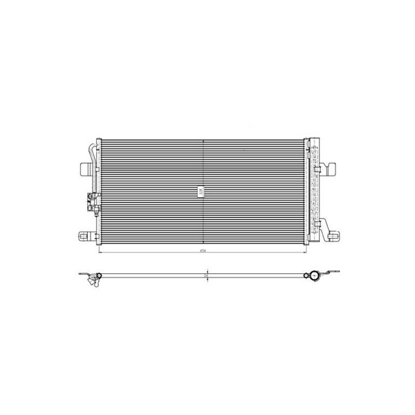 Kondensor, klimatanläggning Nrf 350463 NRF