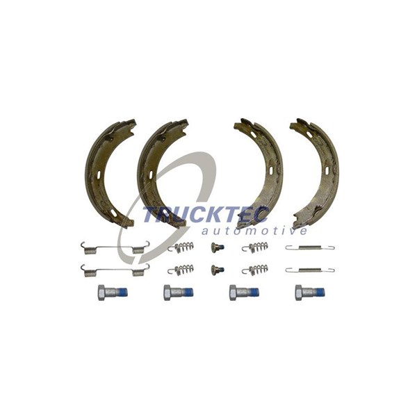 Bromsbackar, sats, parkeringsbroms, Bakaxel Trucktec automotive 0 TRUCKTEC AUTOMOTIVE
