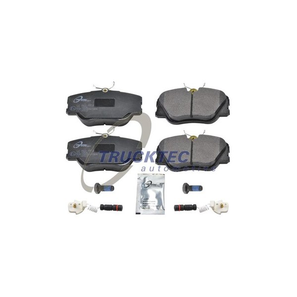Bromsbeläggsats, Framaxel Trucktec automotive 02.35.126 TRUCKTEC AUTOMOTIVE