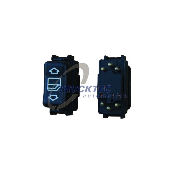 Brytare, fönsterhiss, Bak Trucktec automotive 02.58.012 TRUCKTEC AUTOMOTIVE