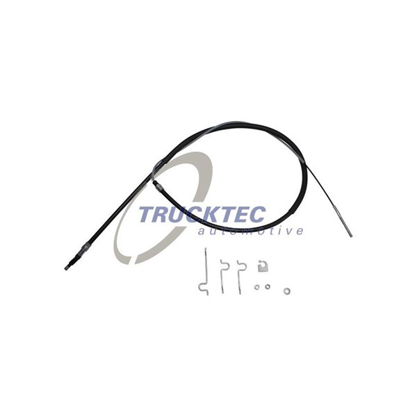 Vajer, parkeringsbroms, Höger Trucktec automotive 08.35.174 TRUCKTEC AUTOMOTIVE