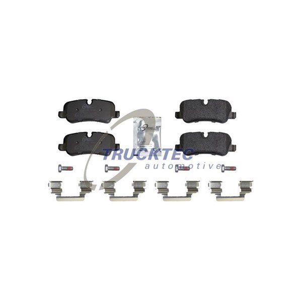 Bromsbeläggsats, Bakaxel Trucktec automotive 22.35.120 TRUCKTEC AUTOMOTIVE