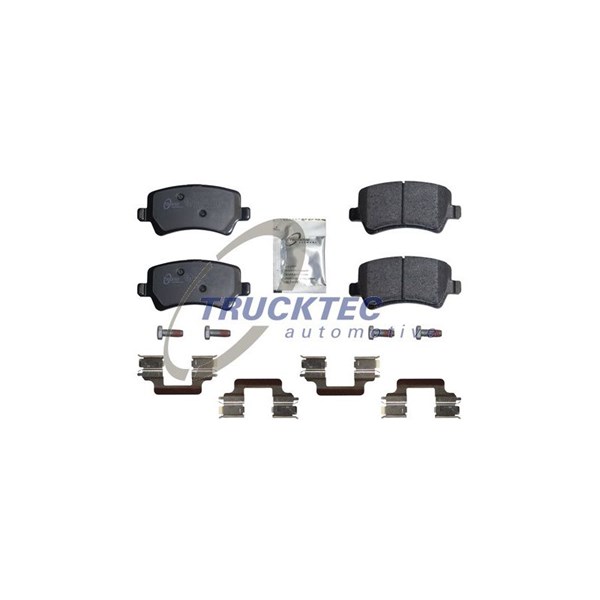 Bromsbeläggsats, Bakaxel Trucktec automotive 22.35.127 TRUCKTEC AUTOMOTIVE