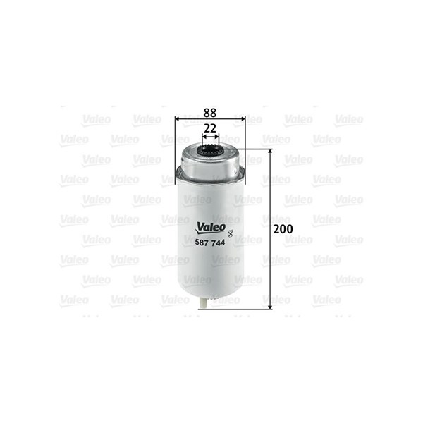 Bränslefilter Valeo 587744 VALEO