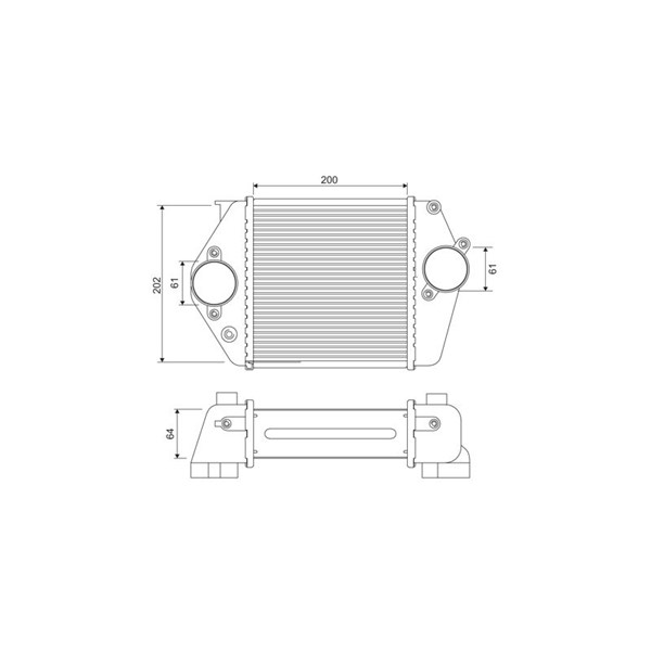 Intercooler Valeo 818380 VALEO