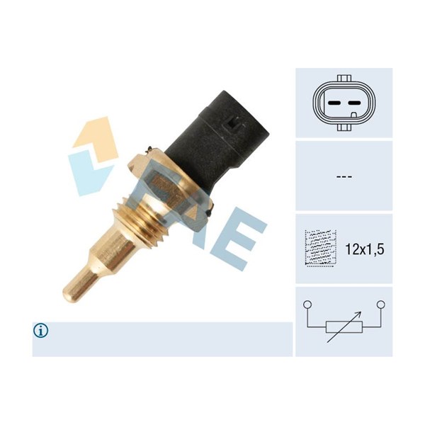 Kylvätsketemperatur-sensor Fae 33925 FAE