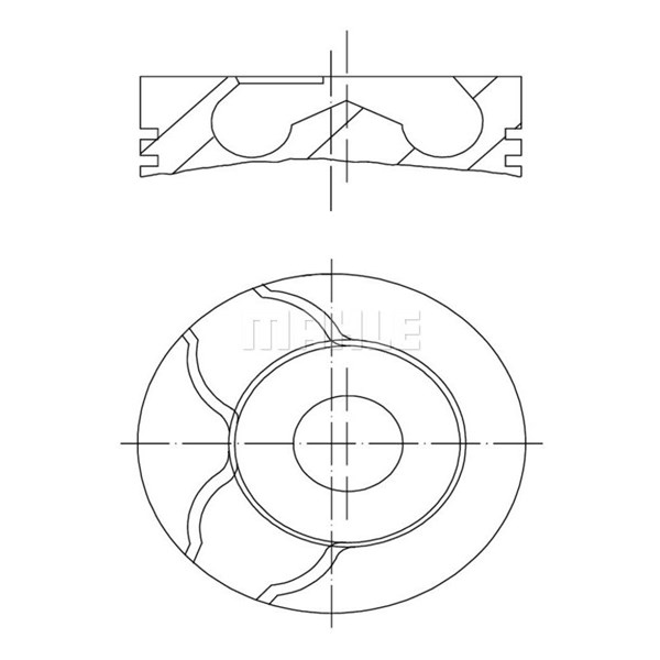 Kolv Mahle 021 PI 00122 000 MAHLE