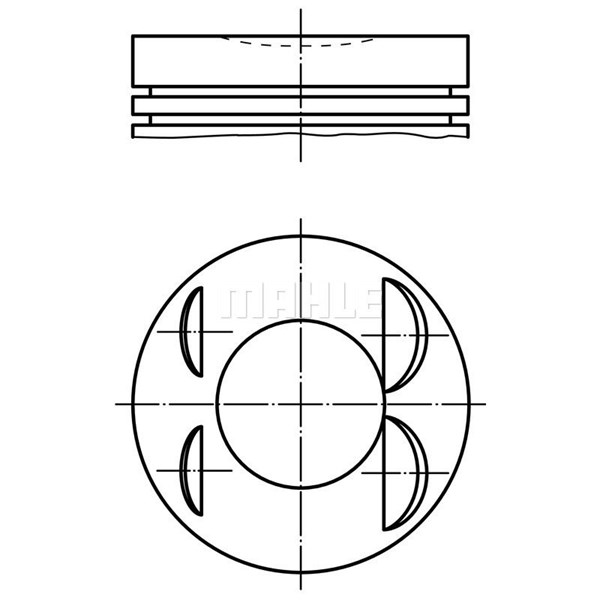 Kolv Mahle 021 PI 00127 000 MAHLE