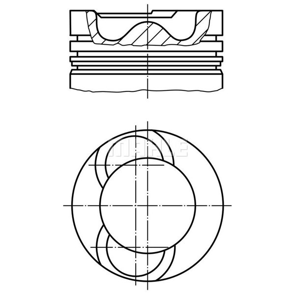 Kolv Mahle 028 19 02 MAHLE