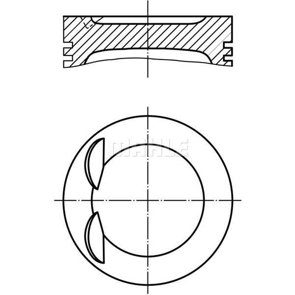 Kolv Mahle 028 PI 00119 002 MAHLE