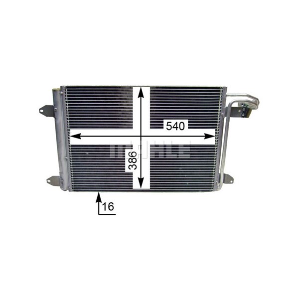 Kondensor, klimatanläggning Mahle AC 324 000S MAHLE