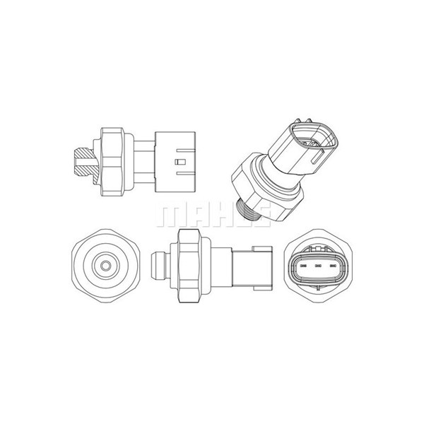 Tryckswitch, klimatanläggning Mahle ASE 9 000P MAHLE