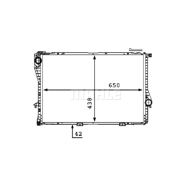 Kylare, motorkylning Mahle CR 298 000P MAHLE