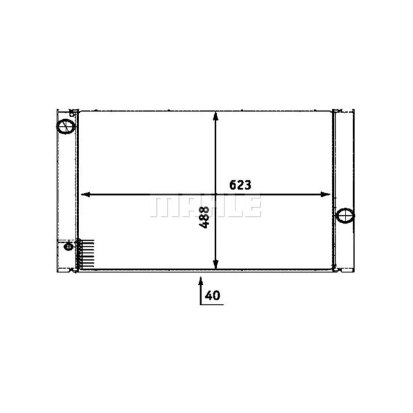 Kylare, motorkylning Mahle CR 511 000P MAHLE