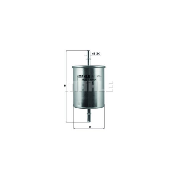 Bränslefilter Mahle KL 79 MAHLE