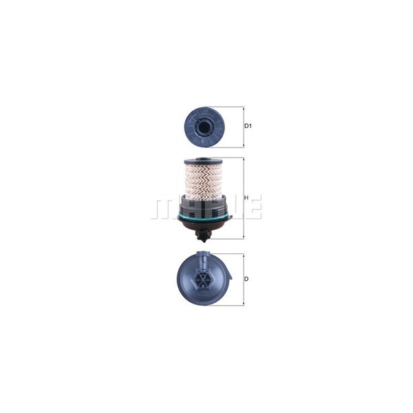 Bränslefilter Mahle KX 480 MAHLE